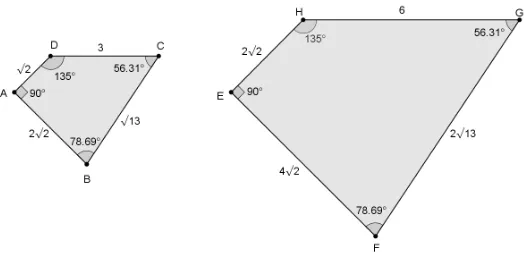Figura 1.13: Pol´ıgonos semelhantes Esses pol´ıgonos foram constru´ıdos de modo que:
