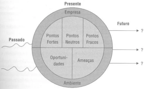 Figura 2: Escolha de um caminho de ação pela empresa  Fonte: OLIVEIRA, 2006, p. 191. 