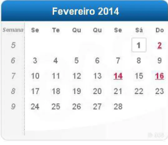 Figura 2.4: Fevereiro de 2014