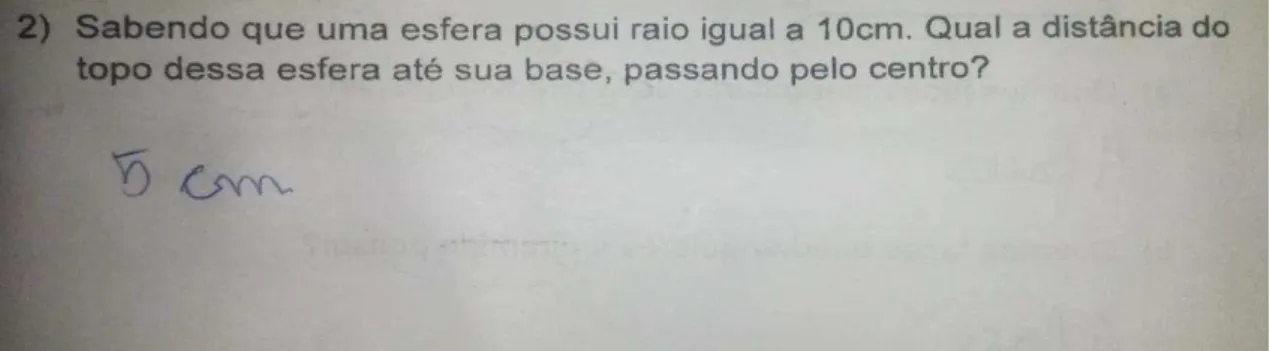 Figura 19  – Registro da resposta 2 do Aluno 6-3003-Pré-teste: 