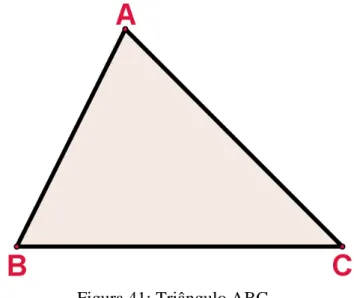 Figura 41: Triângulo ABC. 