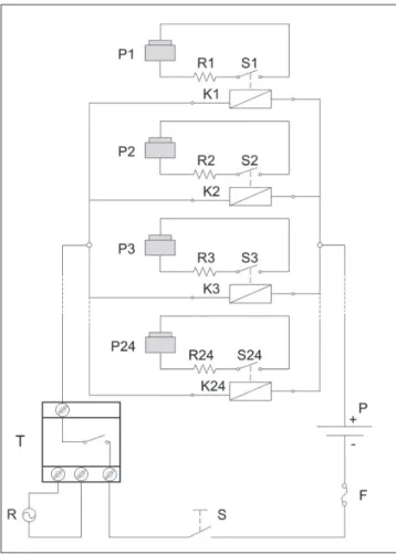 Figure 5. Simplified schematics implemented in the test jig.