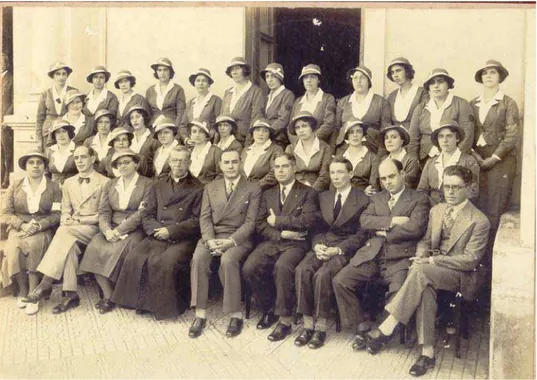 Figura 2. Enfermeiras de saúde pública e seus respectivos uniformes,   na década de 1930