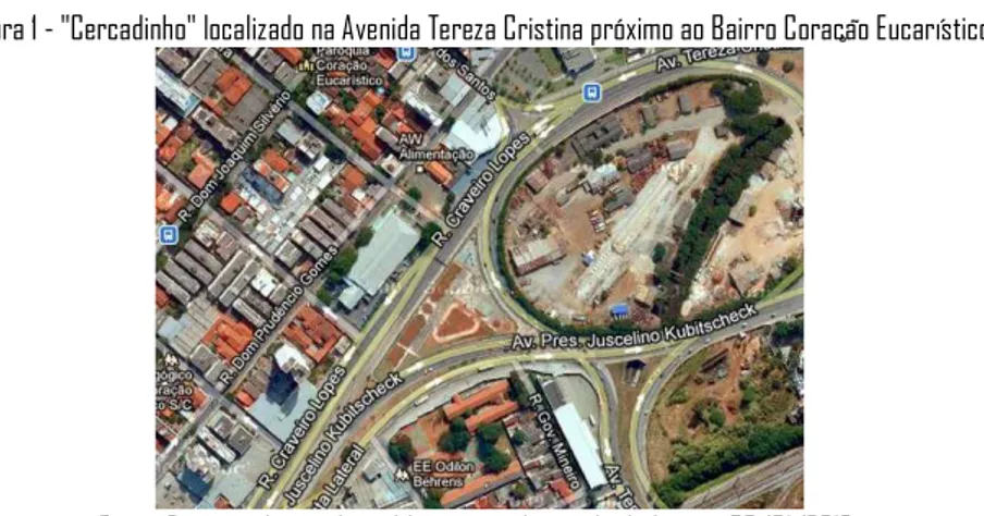 Figura 1 - ãCercadinhoã localizado na Avenida Tereza Cristina próximo ao Bairro Coração Eucarístico