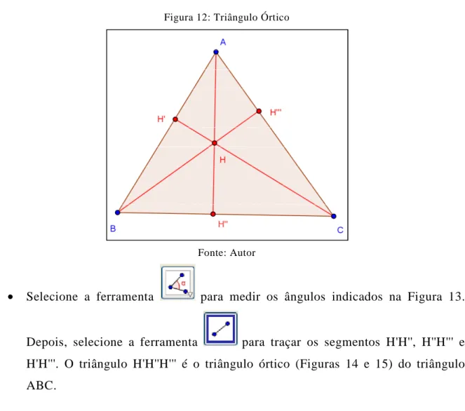 Figura 12: Triângulo Órtico