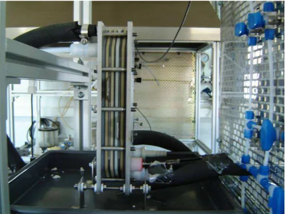 Figure 2.5 –View of the commercial laboratorial membrane cell. 