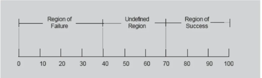 Diagram 1 was constructed from the top down, weighted by the judges in the same order, and  evaluated by the professionals in the opposite direction, by means of a structured instrument, which  focused only on the last levels