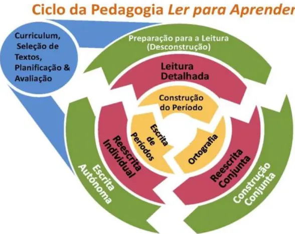 Fig. 16 - Diagrama Ler Para Aprender (Rose et Martin 2012:147) 