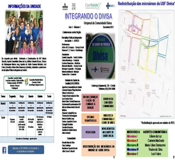 Figure 1. Newspaper Integrating the Divisa Family Care Unit. 