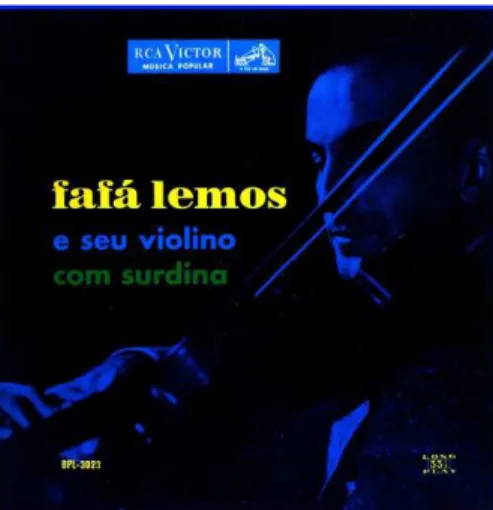 Fig. 8- Capa do LP Fafá Lemos e seu violino com surdina 