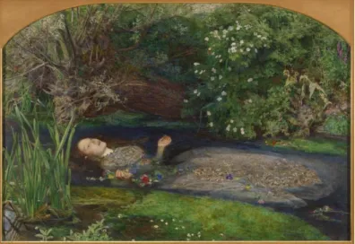 Figura 1- Ophelia, de John Everett Millais, 1851-1852 