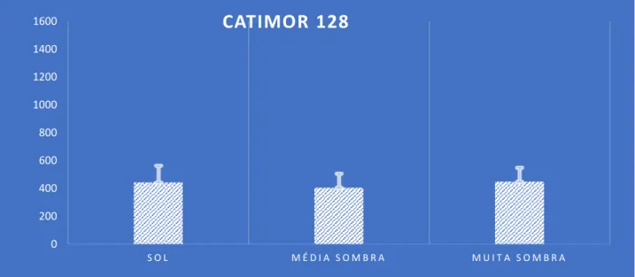 Figura 12 - Produtividade estimada por hectare (kg) para a variedade Catimor128 