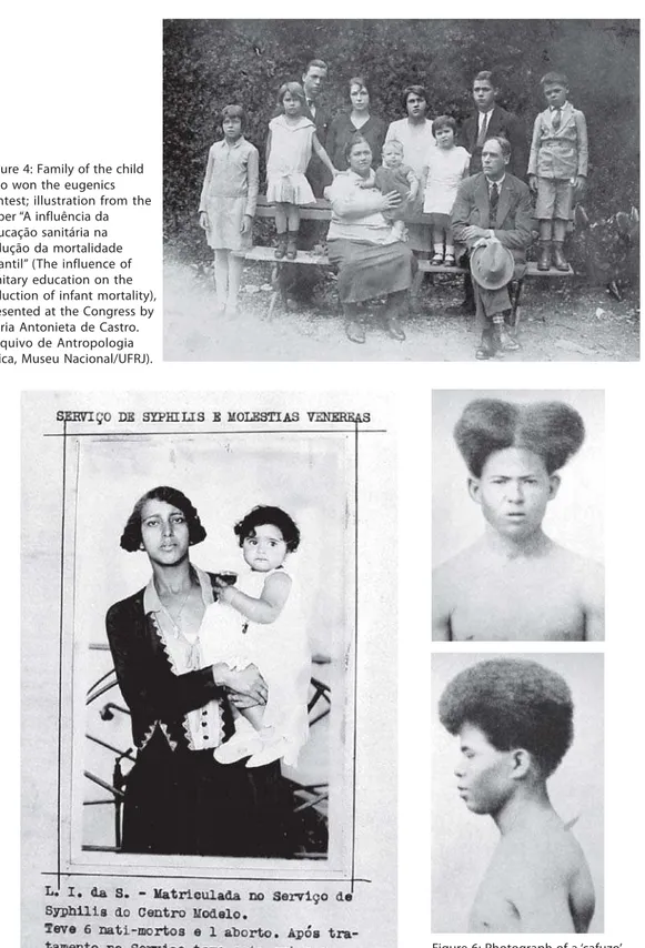 Figure 4: Family of the child who won the eugenics contest; illustration from the paper “A influência da educação sanitária na redução da mortalidade infantil” (The influence of sanitary education on the reduction of infant mortality), presented at the Con