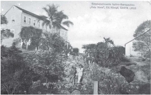 Figure 5: Advertisement for German physician Eduard Kämpf’s health center in Santa Cruz, RS, published in Koseritz’s Kalender, 1916