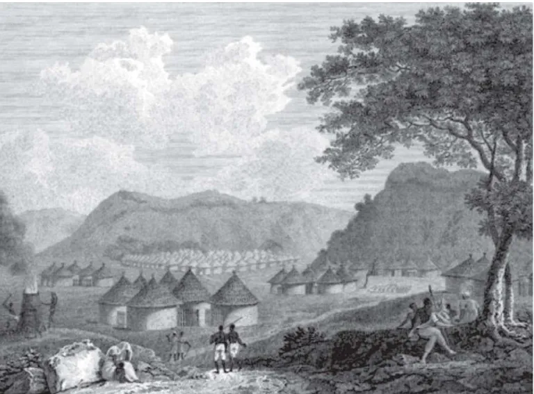 Figure 5: Landscape of Kamalia, one of the regions described by Park that was reproduced in the first edition of Travels in the interior districts of Africa  (London, W