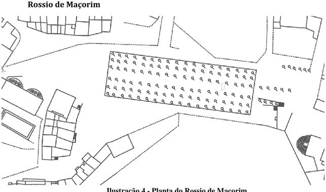 Ilustração 4 - Planta do Rossio de Maçorim 