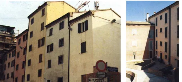 FIGURA 4.9 – Fachada dos edifícios reestruturados do bairro Capodimonte de Ancona. 