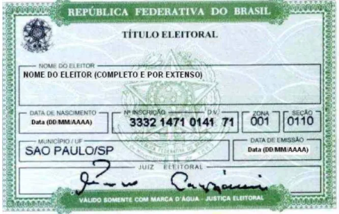 Figura 5 Ű Título de Eleitor