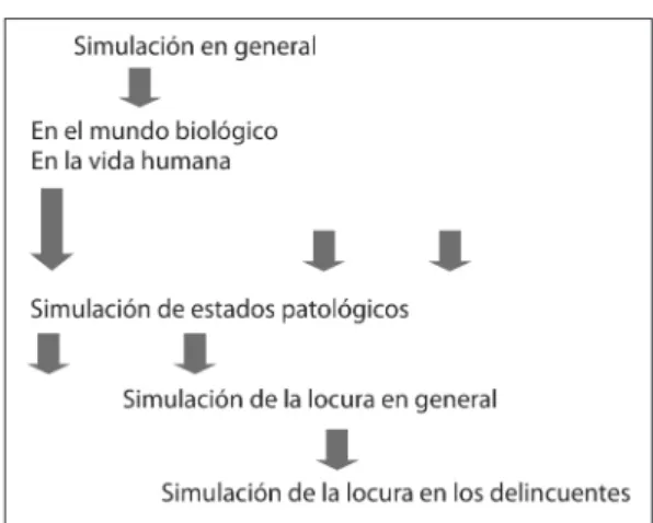 Cuadro 1: Las diferentes formas de simulación
