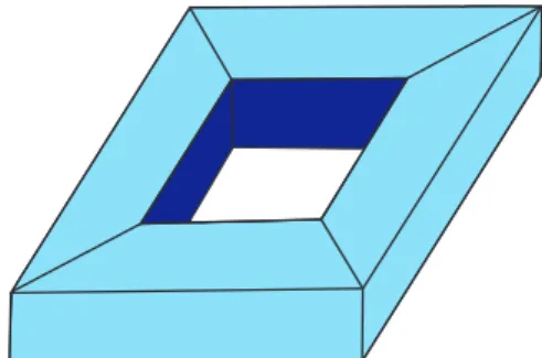 Figura 1.2: Poliedro que a relação de Euler não é valida.