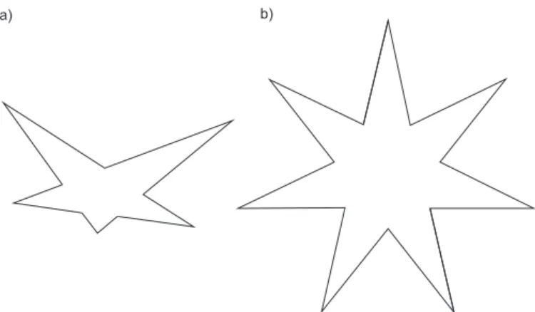 Figura 2.7: Polígonos estrelados.