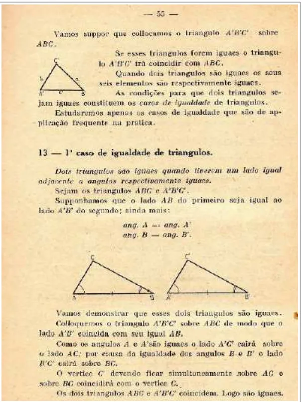 Figura 2.1: Fac-S´ımile, livro do 2 o ano, cap. V, da colec¸˜ao Matem´atica, dos autores Cecil Thir´e e Mello e Souza.