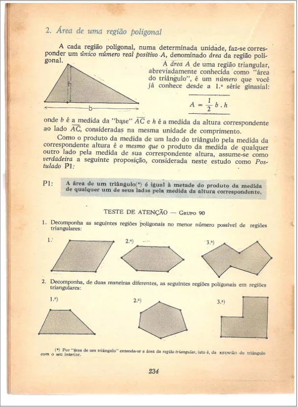 Figura 2.8: Fac-s´ımile do livro Matem´atica curso moderno- 4 o vol.- Oswaldo Sangiorgi, 1971.