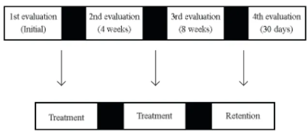 Figure 1 - Flowchart of the care protocol proposed in the study.