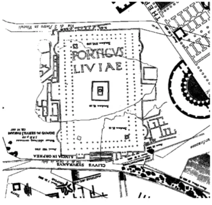 Figura 4 – Planta do Pórtico de Lívia. 