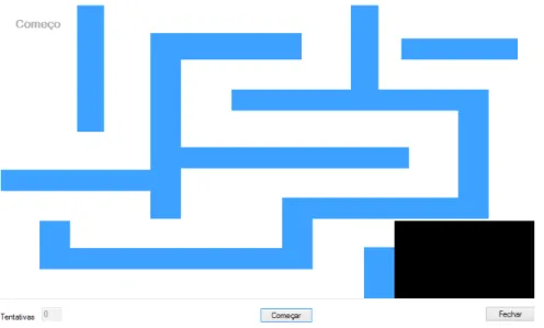 Figure 1  - Maze test adopted for the assessment protocol