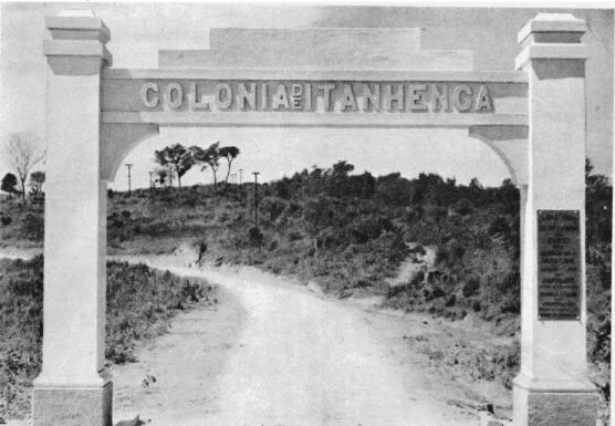 Figura 4: Portal da Colônia de Itanhenga  Fonte: SOUZA-ARAUJO, 1937b 