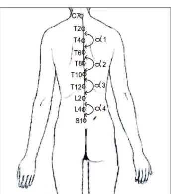 Figure 1 shows the convention used to calculate  the angles based on studies by Engsberg et al