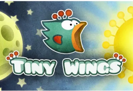 Figura 2-16 | Splash screen do videojogo Tiny Wings (Andreas Illiger, 2011). 