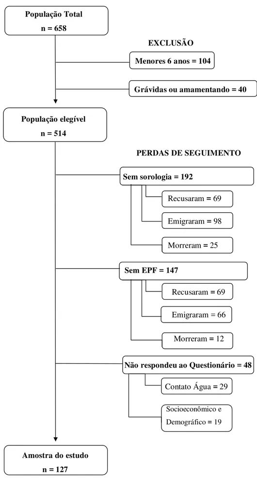 Figura 3- Fluxograma de perdas 