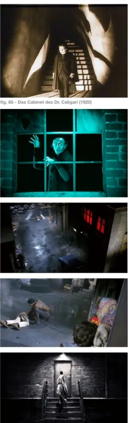 fig. 86 - Nosferatu, eine Symphonie des Grauens (1922) fig. 87 e 88 - Batman (1989)