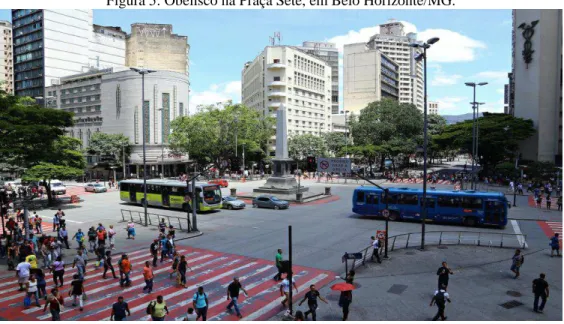 Figura 5: Obelisco na Praça Sete, em Belo Horizonte/MG. 