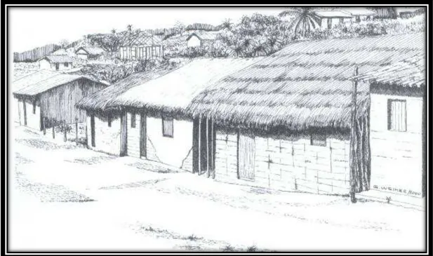 Figura 7  – Casas de taipa de mão nos arredores de Alcântara, MA 