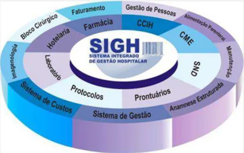 Figura 2  – Representação Sistema Integrado de Gestão Hospitalar - SIGH 