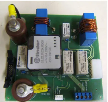Figura 3.3: Placa de circuito impresso para comutação dos taps do transformador 