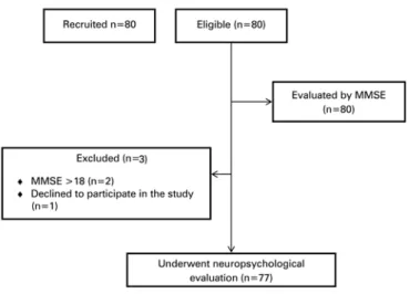 Figure 1. Composition of the sample according to inclusion criteria 