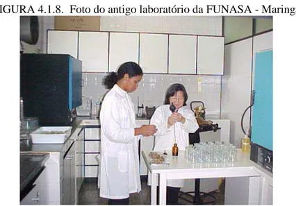 FIGURA 4.1.8.  Foto do antigo laboratório da FUNASA - Maringá 