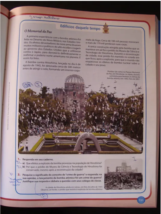 Figura 11 - Projeto Araribá – História. Unidade 4 - Livro 9 – Edifícios daquele tempo