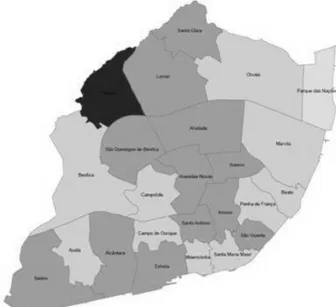 Figura I – Mapa de Localização AEQM (Fonte: PEA - AEQM) 