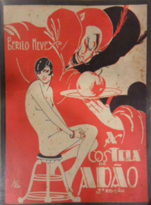 Figura 2  – NEVES, Berilo. A costela de Adão. 3ª edição.  Rio de Janeiro: Typ. do Jornal do Commercio, 1930