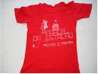 FIG. 5 – Camiseta do I Encontro pela Revitalização da Praça da Estação (Fonte: acervo particular de Liana  Valle) 