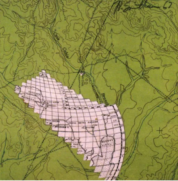 Fig. 04 – Robert Smithson. Fragmento de mapa. 1967.