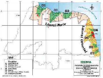 Figura 5. Área geográfica que abrange o Arranjo Produtivo Local no Estado do Rio Grande do  Norte
