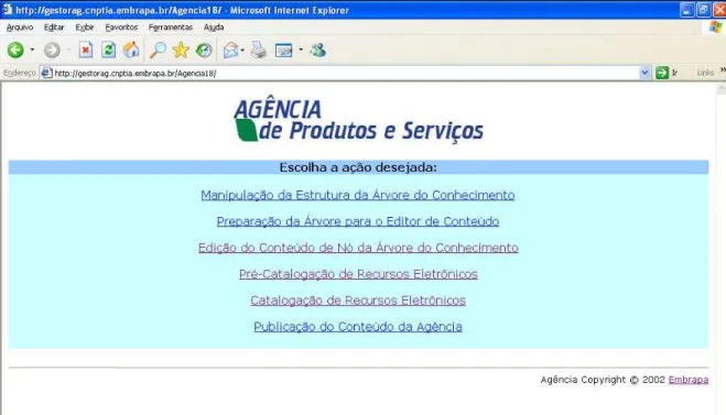 FIGURA 17 - Processo de gestão de conteúdo da Agência de Informação Embrapa 