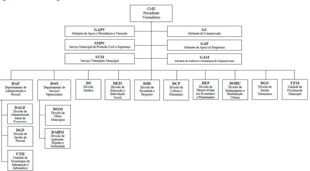 Figura 4 - Estrutura orgânica da CME 
