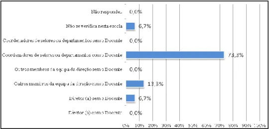 Gráfico  31  –  Percentagem  de  diretores  que  apontou  a  observação  de  aulas  do  docente  (N=15) 